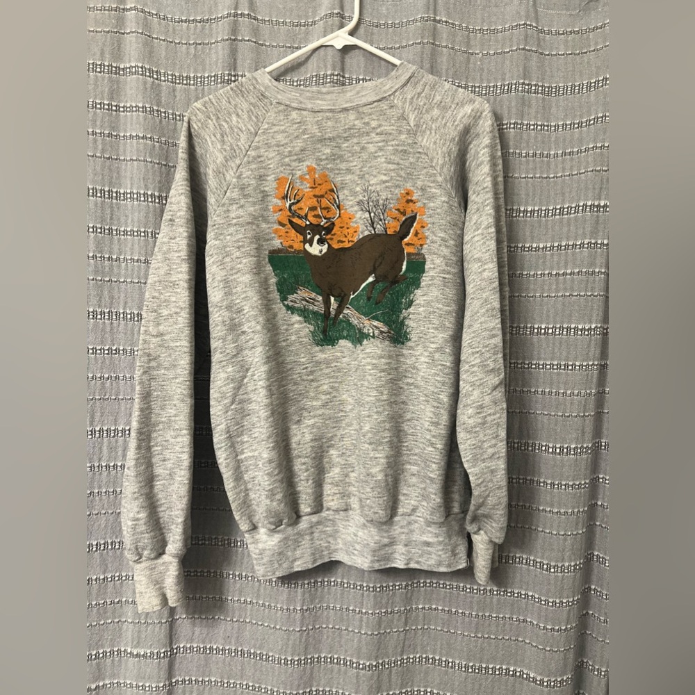 Vintage WV KY whitetail buck deer sweatshirt